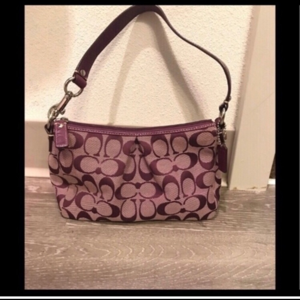 Purple Coach Purse